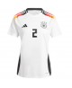 Günstige Deutschland Antonio Rudiger #2 Heimtrikot EM 2024 Kurzarm